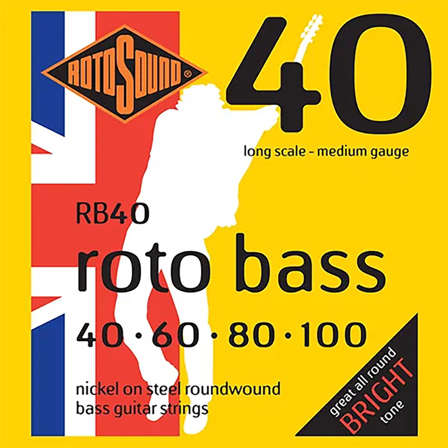 SET BAJO ELECTRICO ROTOSOUND RB40 ROTO BASS - 1
