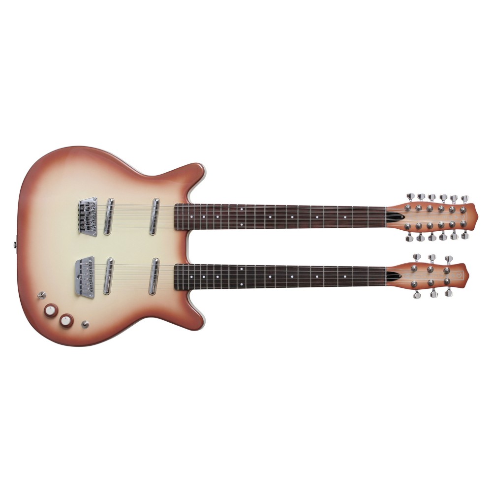 GUITARRA ELE CTRICA DANELECTRO DOBLE 6/12 DBN 612 COB - 2