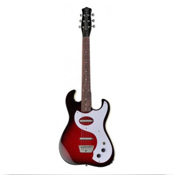 GUITARRA ELE CTRICA DANELECTRO RED SPARKLE BURST 63DANO - 1