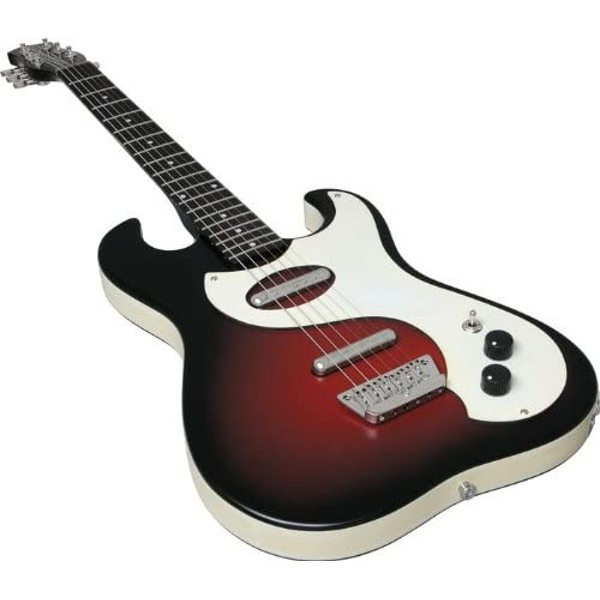 GUITARRA ELE CTRICA DANELECTRO RED SPARKLE BURST 63DANO - 3