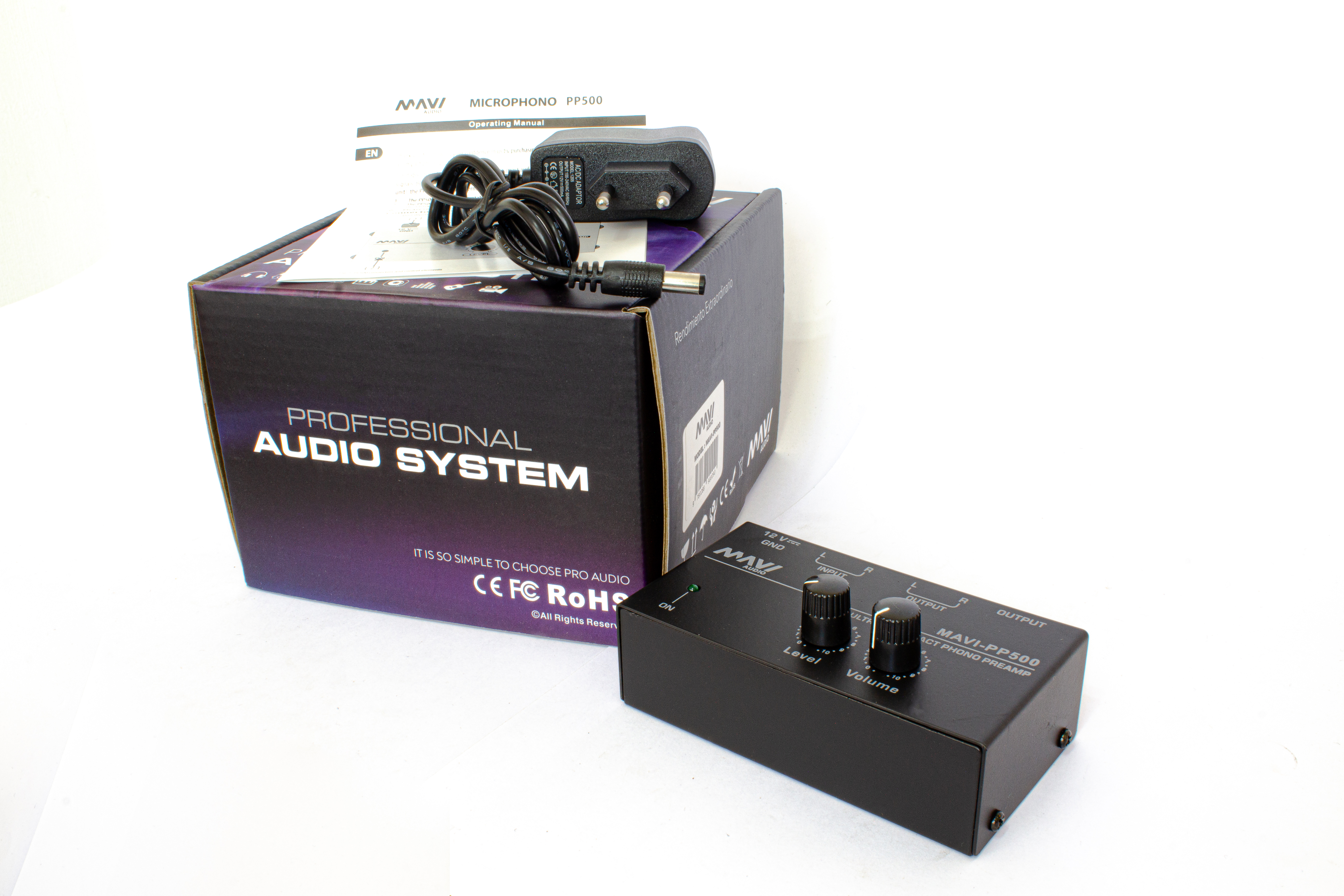 PRE AMPLIFICADOR MAVI COMPACTO PP500 - 4