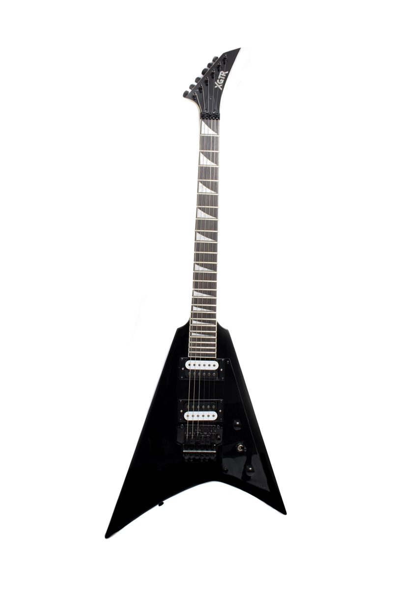 GUITARRA ELÉCTRICA XGTR FLYING V NEGRO VE100-BK - 1