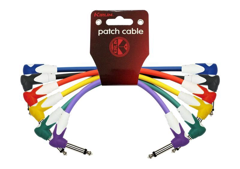 PACK 6 CABLES PLUG-PLUG ANGULO COLORES 0.3 MTS LG6-203-6 - 1