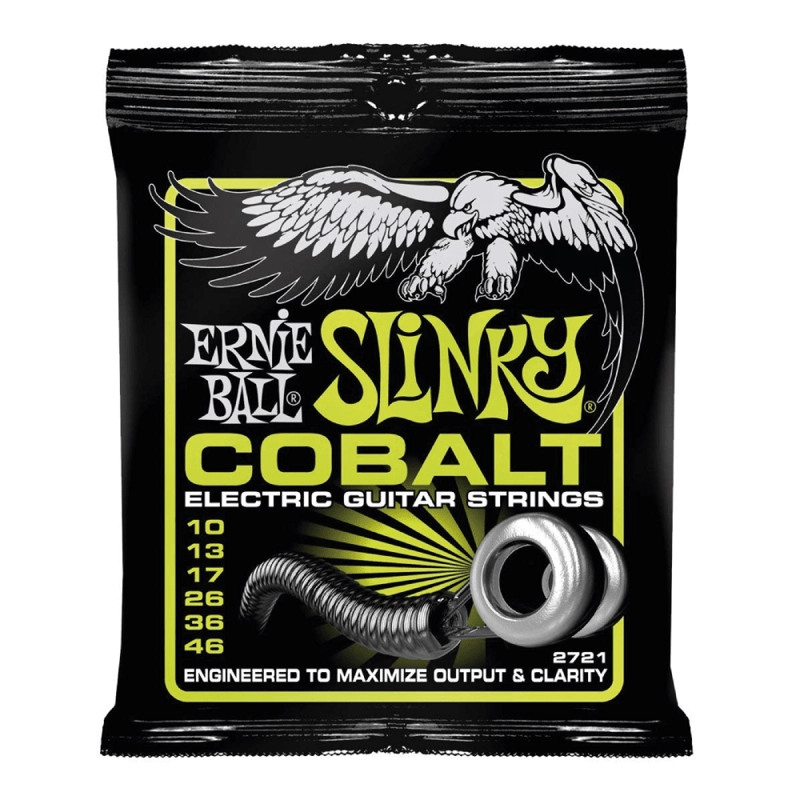 SET ERNIE BALL CUERDA GUITARRA ELÉCTRICA COBALTO SLINKY REGULAR 10-46 2721 - 1
