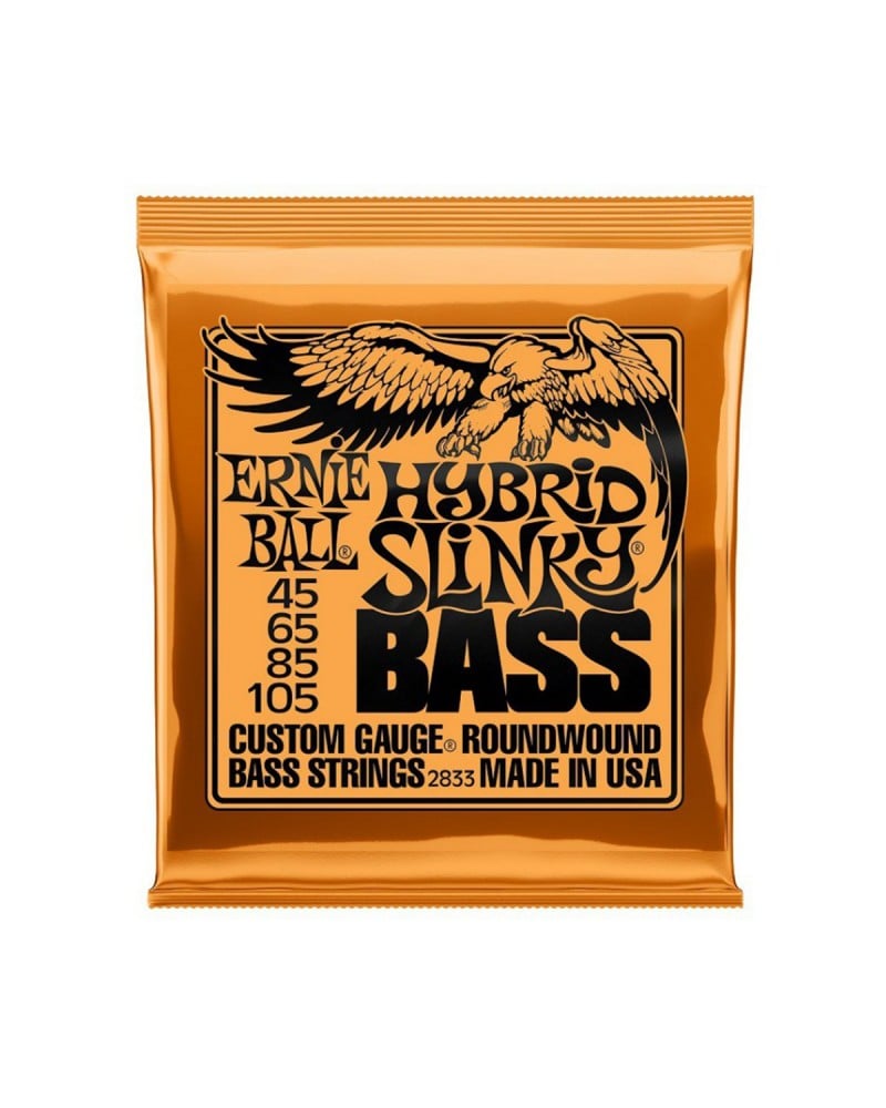 SET DE CUERDAS ERNIE BALL BAJO ELECTRICO HYBRID SLINKY 45-105 2833 - 1