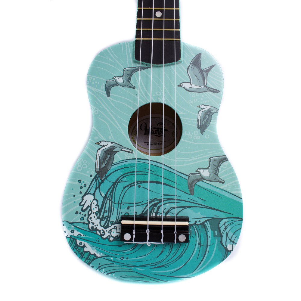 UKELELE SOPRANO HANA DISEÑO MAR + FUNDA HN-SEA - 2