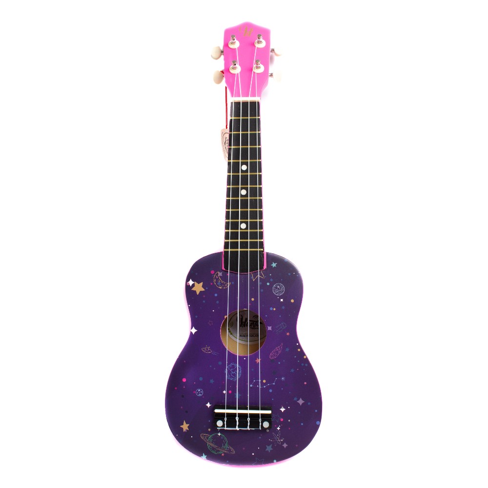 UKELELE SOPRA HANA GALAXY CON CUERDAS AQUILA+FUNDA HN-GALAXY - 1