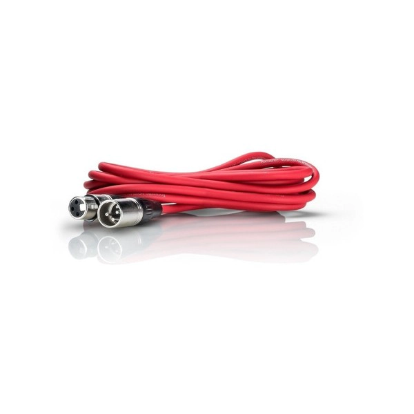 CABLE KIRLIN MICRÓFONO 10MTS ROJO MPC-280-10R - 1