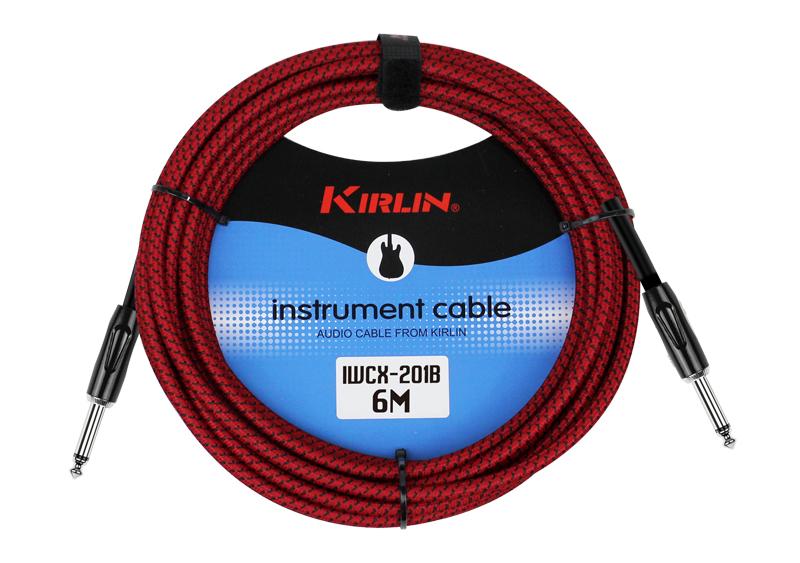 CABLE KIRLIN INSTRUMENTO ROJO 6MTS IWCX-201B-6R - 1