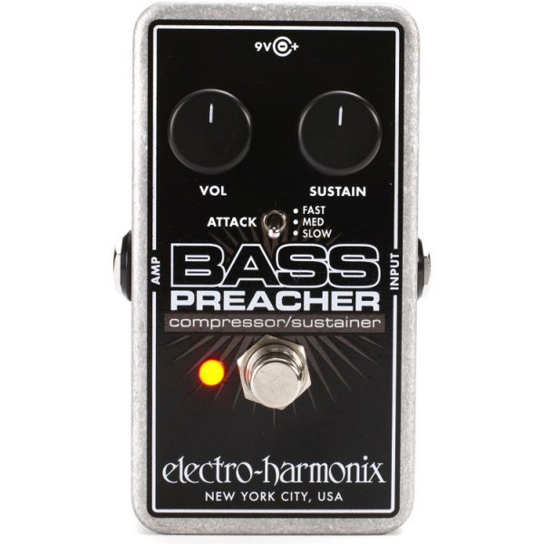 PEDAL ELECTRO HARMONIX DE BAJO COMPRESOR/SUSTAIN PREACHER - 1
