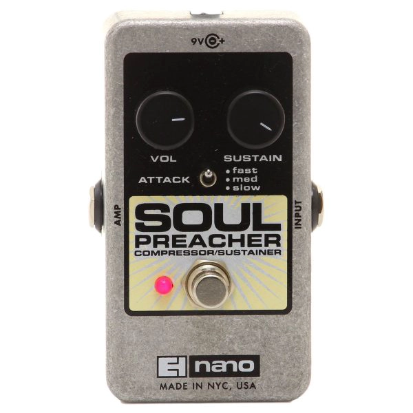 PEDAL ELECTRO HARMONIX COMPRESOR/SUSTAIN SOUL PREACHER - 1