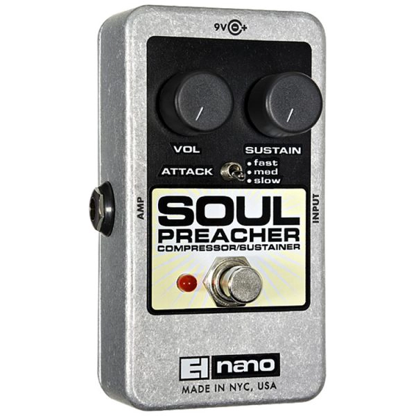 PEDAL ELECTRO HARMONIX COMPRESOR/SUSTAIN SOUL PREACHER - 2
