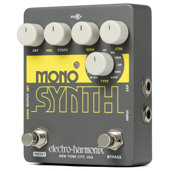 PEDAL ELECTRO HARMONIX SINTETIZADOR DE GUITARRA MONO SYNTH - 3