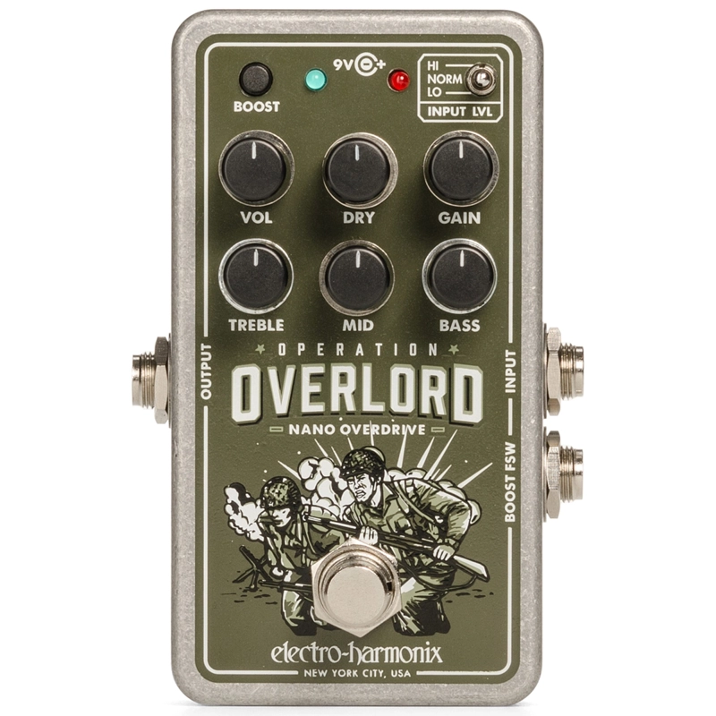 PEDAL ELECTRO HARMONIX OVERDRIVE NANO OPERATION OVERLORD - 1