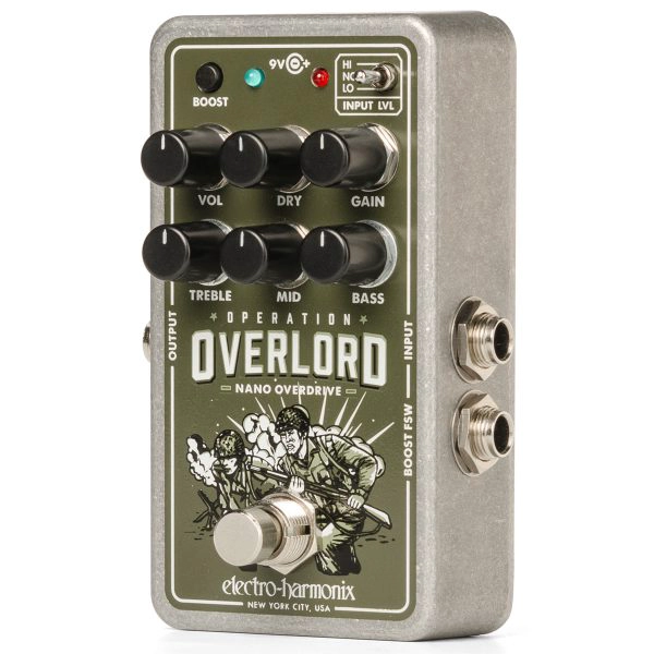 PEDAL ELECTRO HARMONIX OVERDRIVE NANO OPERATION OVERLORD - 2