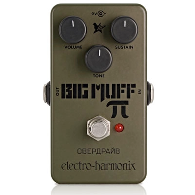 PEDAL ELECTRO HARMONIX DIST&FUZZ GREEN RUSSIAN BIG MUFF PI VERDE PETROLEO - 1