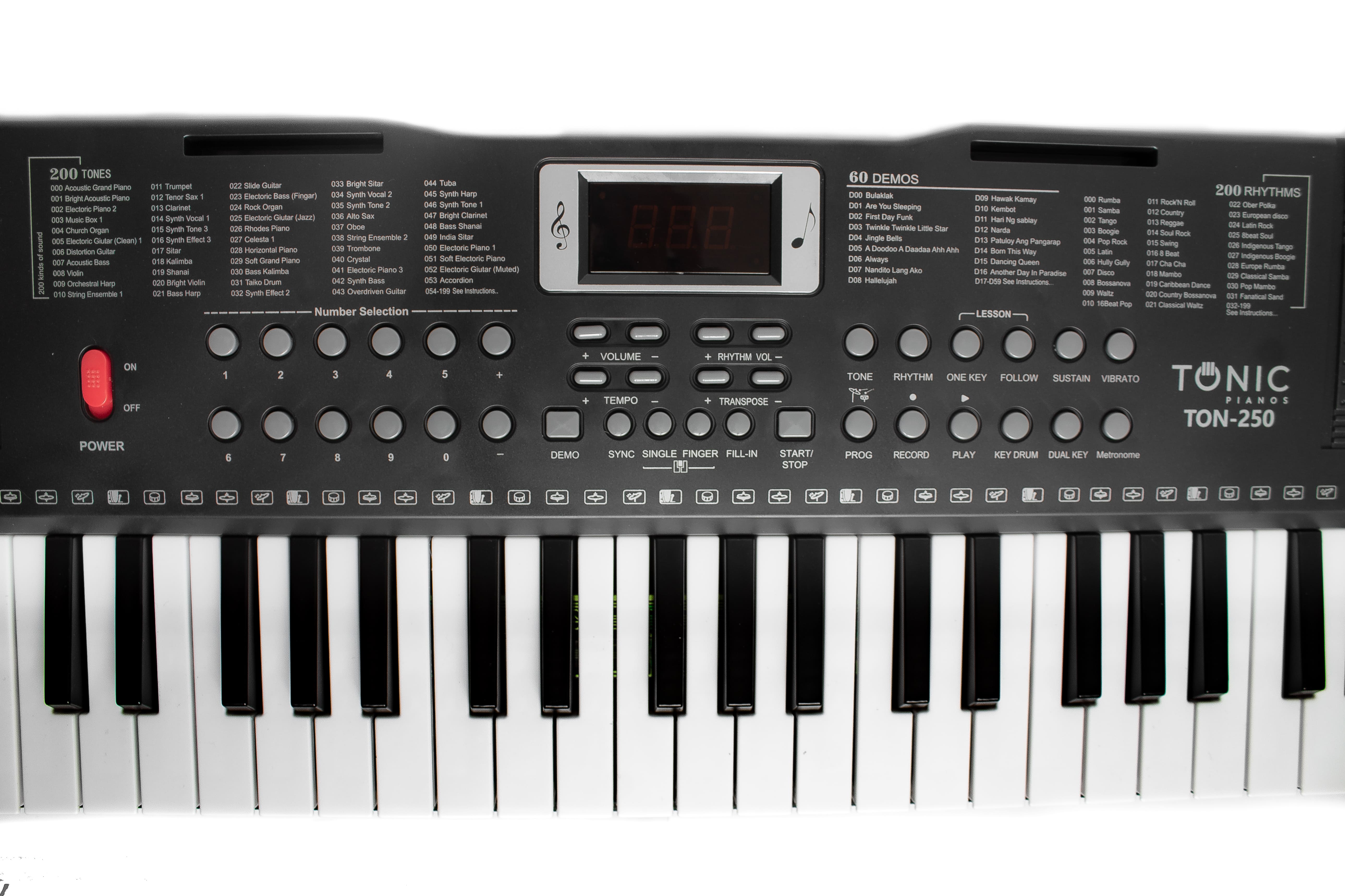 TECLADO TONIC 61 TECLAS TON-250 - 2