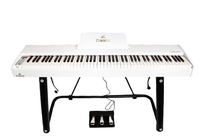 PIANO ZIMMER DIGITAL PORTABLE BLANCO ZIM-800-WH - 2