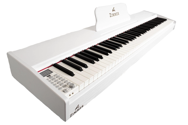 PIANO ZIMMER DIGITAL PORTABLE BLANCO ZIM-800-WH - 5