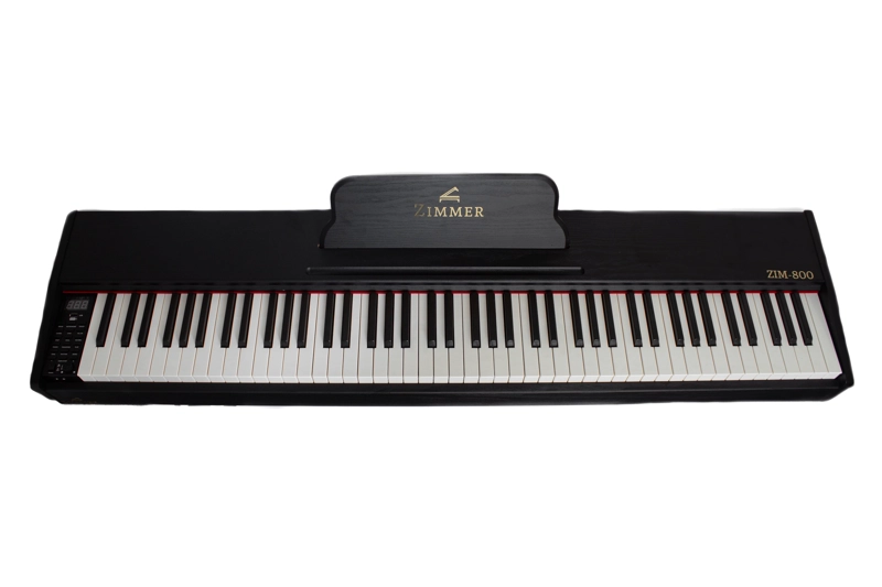 PIANO DIGITAL PORTABLE ZIMMER NEGRO ZIM-800-BK - 4
