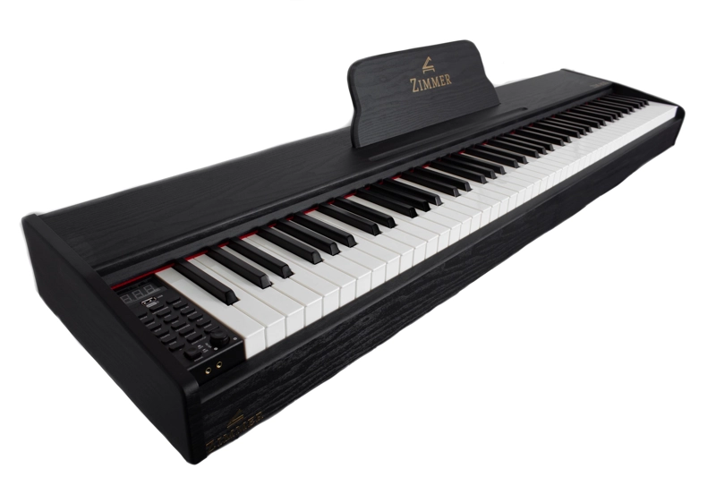 PIANO DIGITAL PORTABLE ZIMMER NEGRO ZIM-800-BK - 5