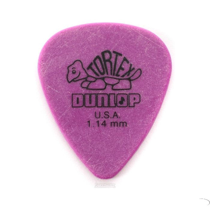 SET DE UÑETAS DUNLOP TORTEX MORADAS 1.14MM - 1