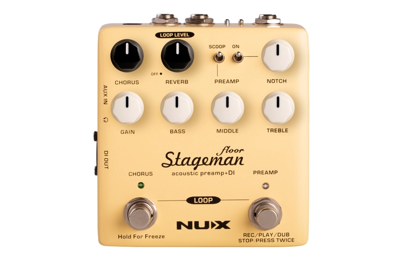 PREAMPLIFICADOR NUX NAP-5 DE GUITARRA ACÚSTICA STAGEMAN FLOOR - 1