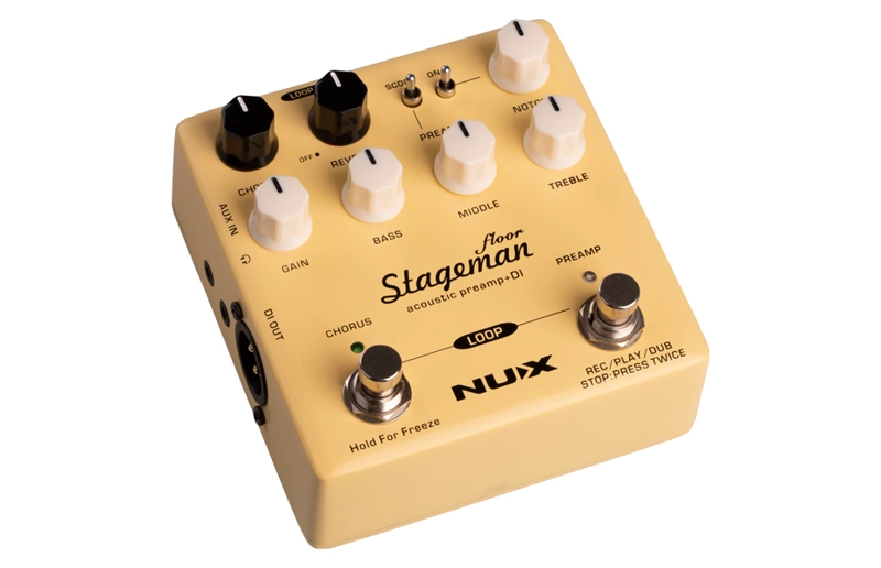 PREAMPLIFICADOR NUX NAP-5 DE GUITARRA ACÚSTICA STAGEMAN FLOOR - 4