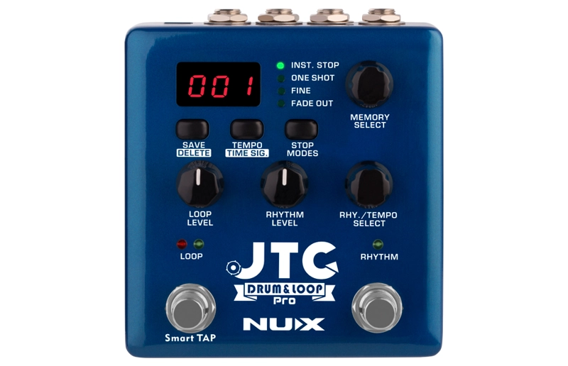PEDAL NUX LOOPER Y CAJA DE RITMOS PARA GUITARRA JTC NDL-5 - 1