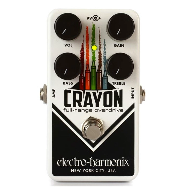 PEDAL DE EFECTO ELECTRO HARMONIX OVERDRIVE PARA GUITARRA ELÉCTRICA CRAYON 69 FULL-RANGO - 1