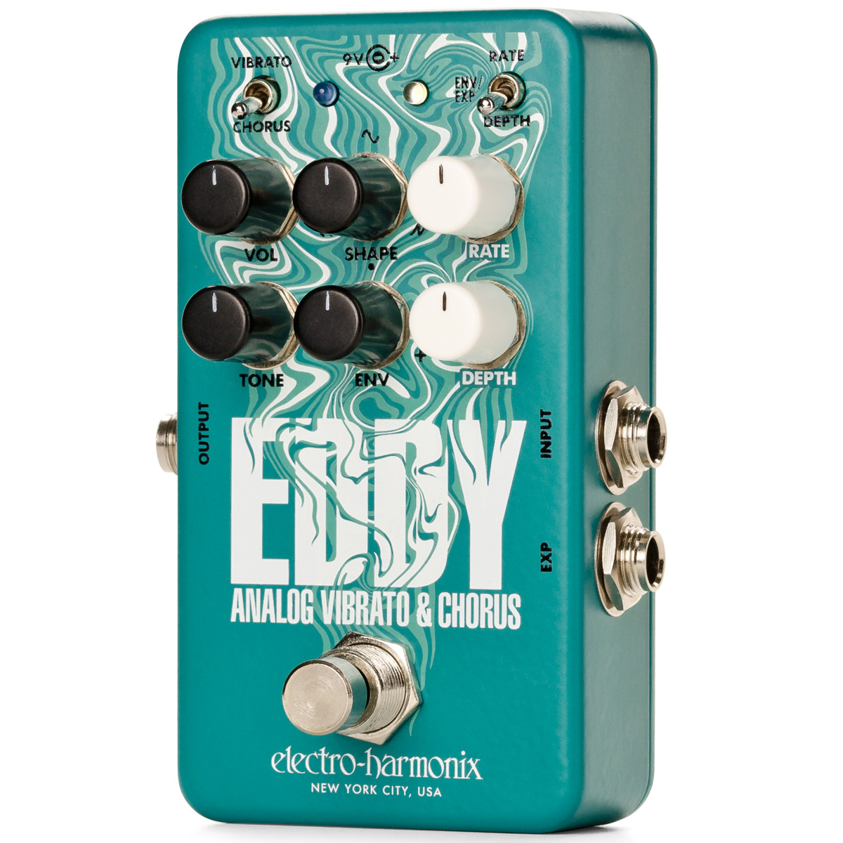 PEDAL DE EFECTOS CHORUS/VIBRATO ELECTRO-HARMONIX EDDY - 2
