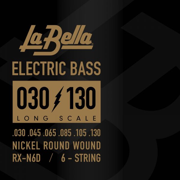 SET LABELLA 6 CUERDA BAJO ELÉCTRICO 0.30-1.30 RX-N6D - 1