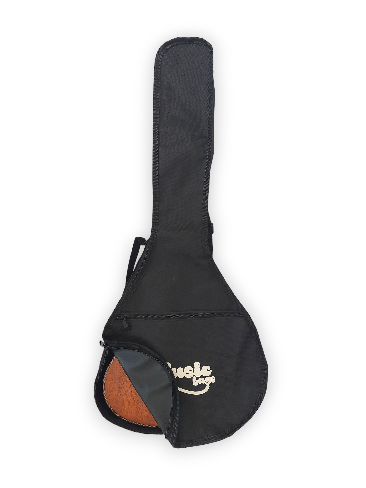 FUNDA MUSIC BAGS PARA MANDOLINA COLOR NEGRO MANBAG - 4