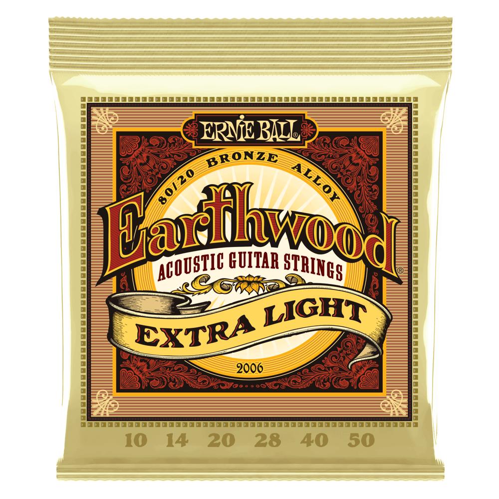 SET ERNIE BALL PARA GUITARRA ACUSTICA EARTHWOOD BRONCE 10–50 - 2
