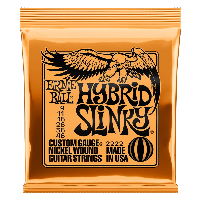 SET DE CUERDAS ERNIE BALL HYBRID SLINKY 9 – 46 - 1