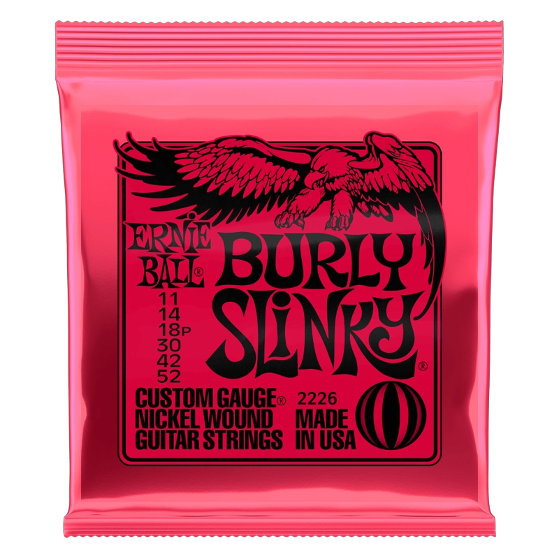 SET DE CUERDAS ERNIE BALL BURLY SLINKY 11 – 52 - 1