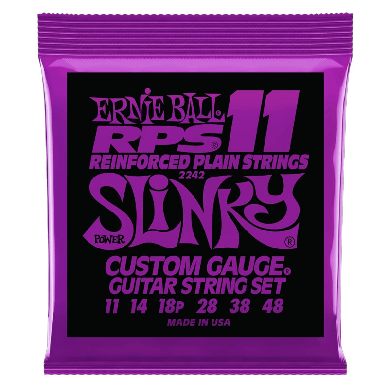 SET DE CUERDAS ERNIE BALL POWER SLINKY RPS 11 – 48 - 1
