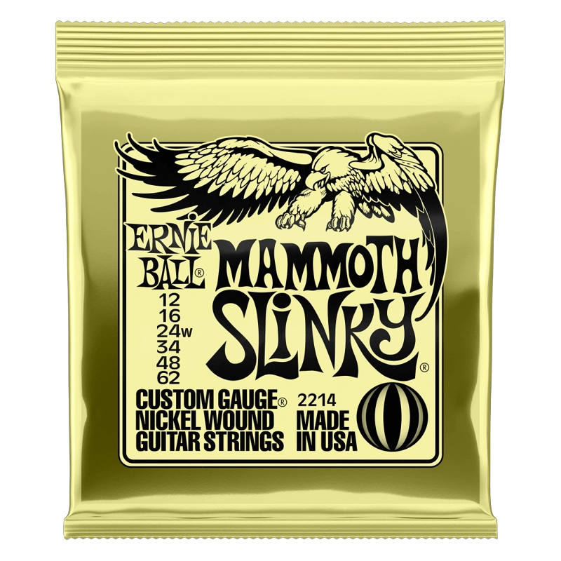 SET DE CUERDAS ERNIE BALL MAMMOTH SLINKY 12 – 62 - 1