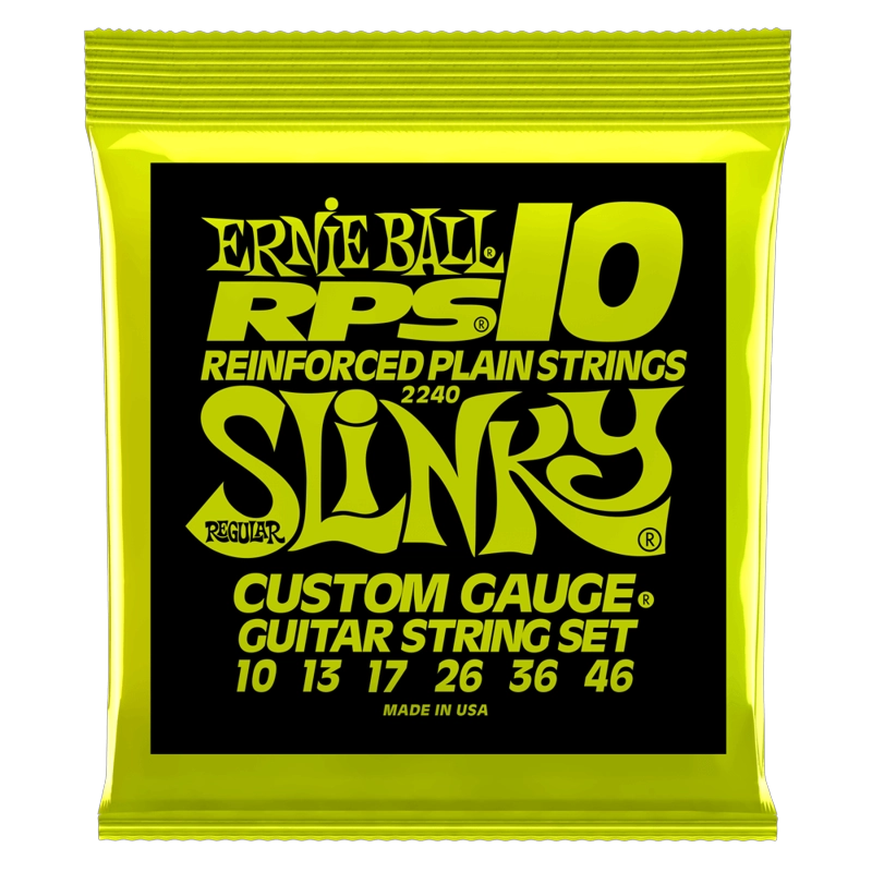 SET DE CUERDAS ERNIE BALL REGULAR SLINKY RPS 10 – 46 - 1