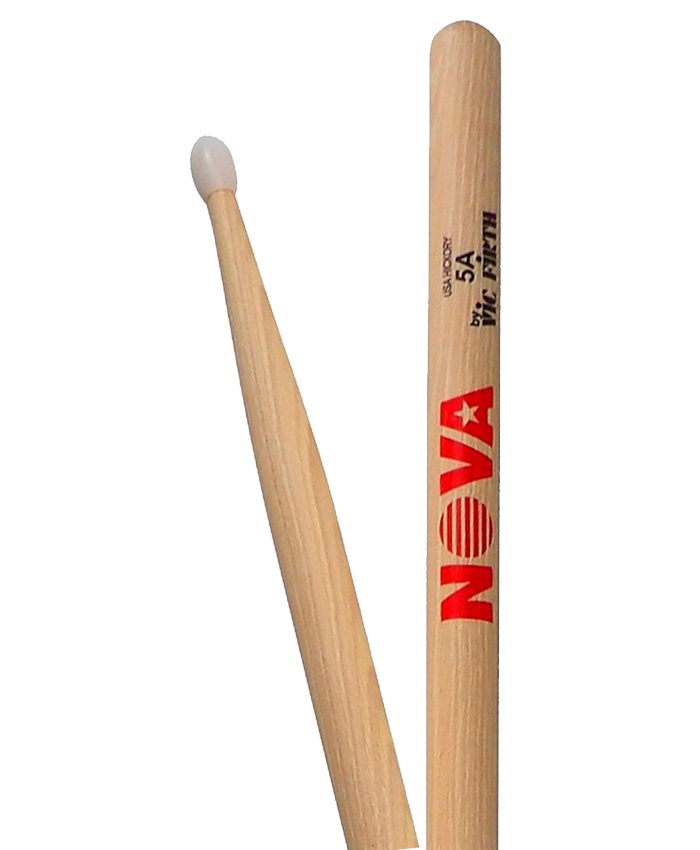 BAQUETA VIC FIRTH 5A NOVA PUNTA NYLON - 2