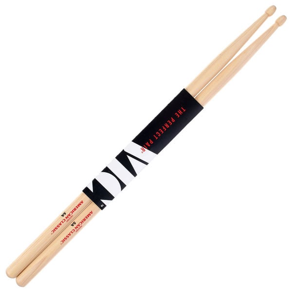 BAQUETAS VIC FIRTH 5A AMERICAN CLASSIC PUNTA DE MADERA - 1