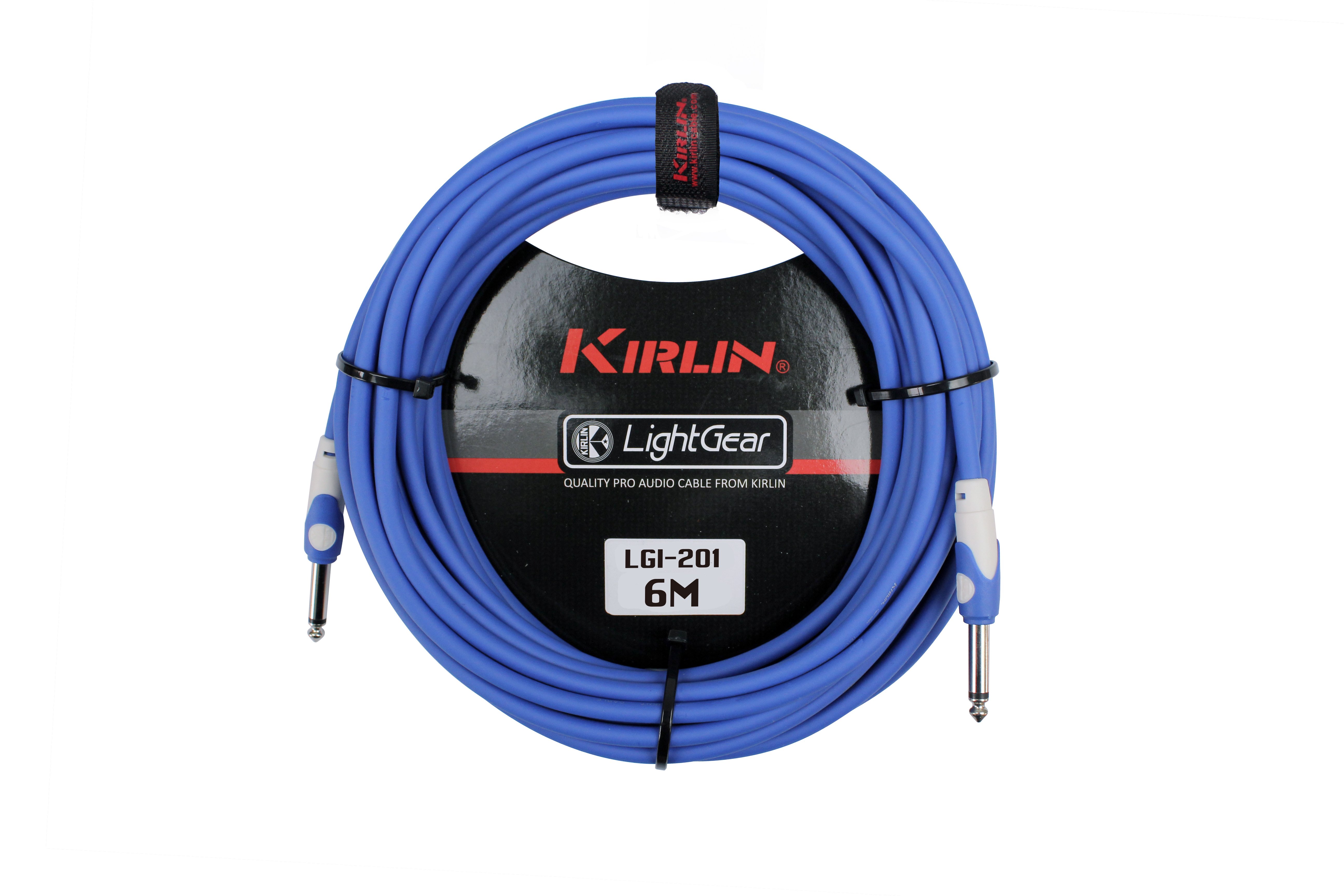 CABLE KIRLIN INSTRUMENTO ESTANDAR 6M LGI-201-6A AZUL - 2
