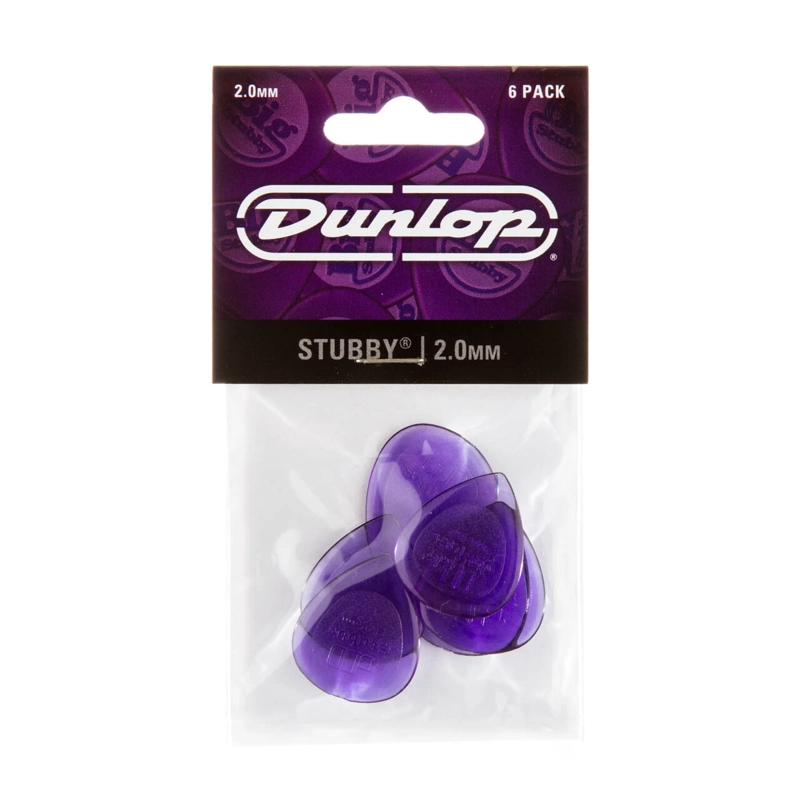 UÑETAS DUNLOP 474 STUBBY JAZZ DE 2.0MM PACK 6UN - 3