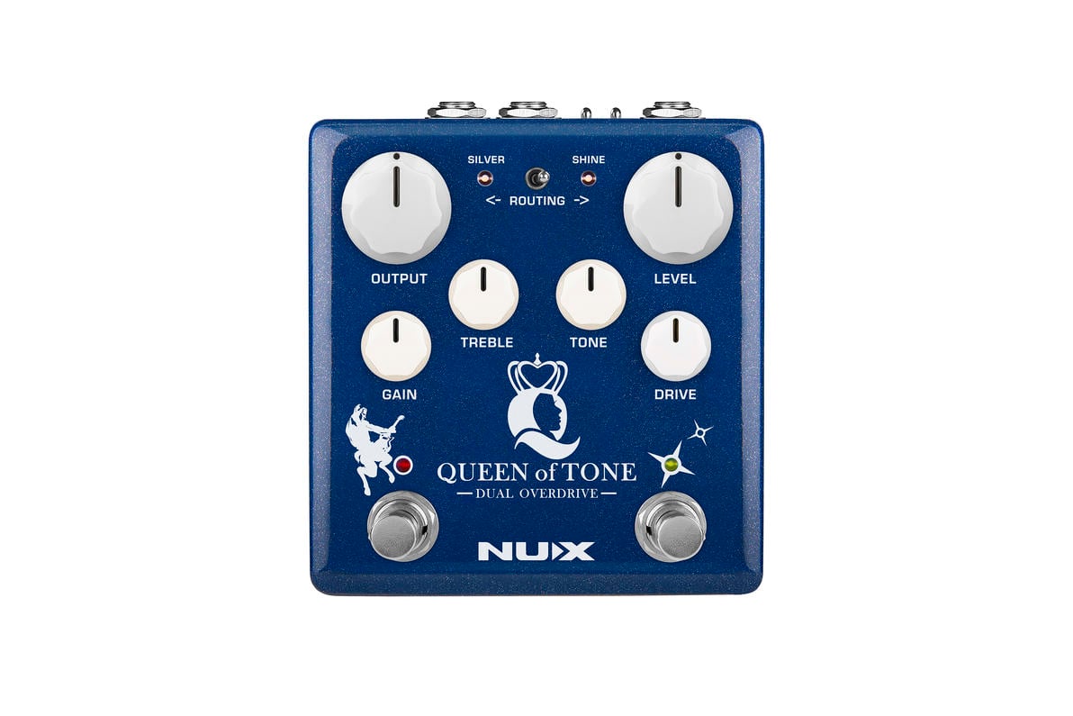PEDAL DE EFECTO OVERDRIVE DUAL NUX ACE OF TONE NDO-6 - 1