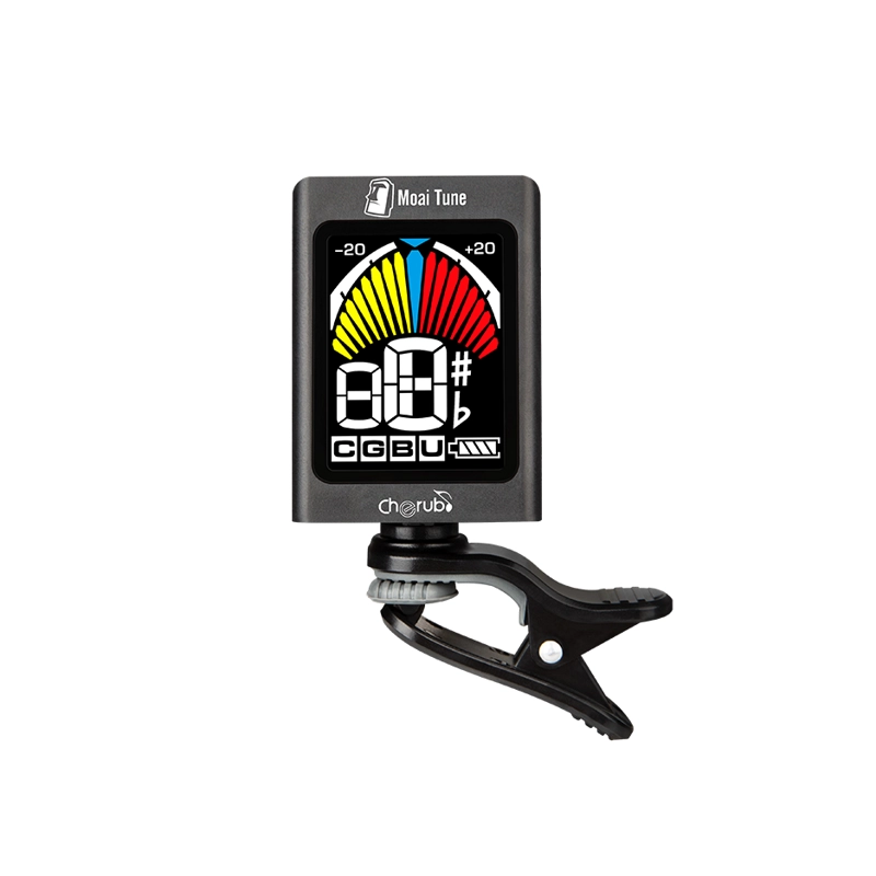 AFINADOR DE CLIP  MOAI TUNE PARA GUITARRA Y BAJO WST-680 - 1