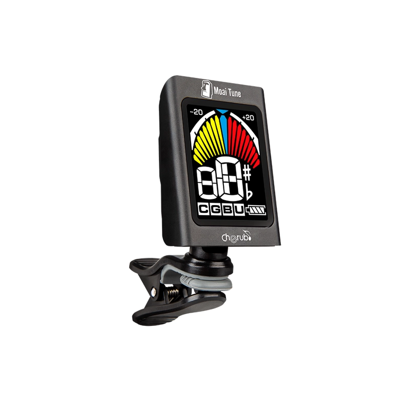 AFINADOR DE CLIP  MOAI TUNE PARA GUITARRA Y BAJO WST-680 - 2