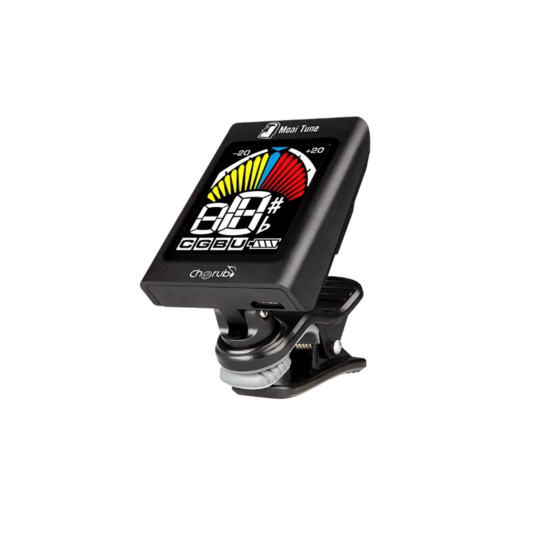 AFINADOR DE CLIP  MOAI TUNE PARA GUITARRA Y BAJO WST-680 - 3