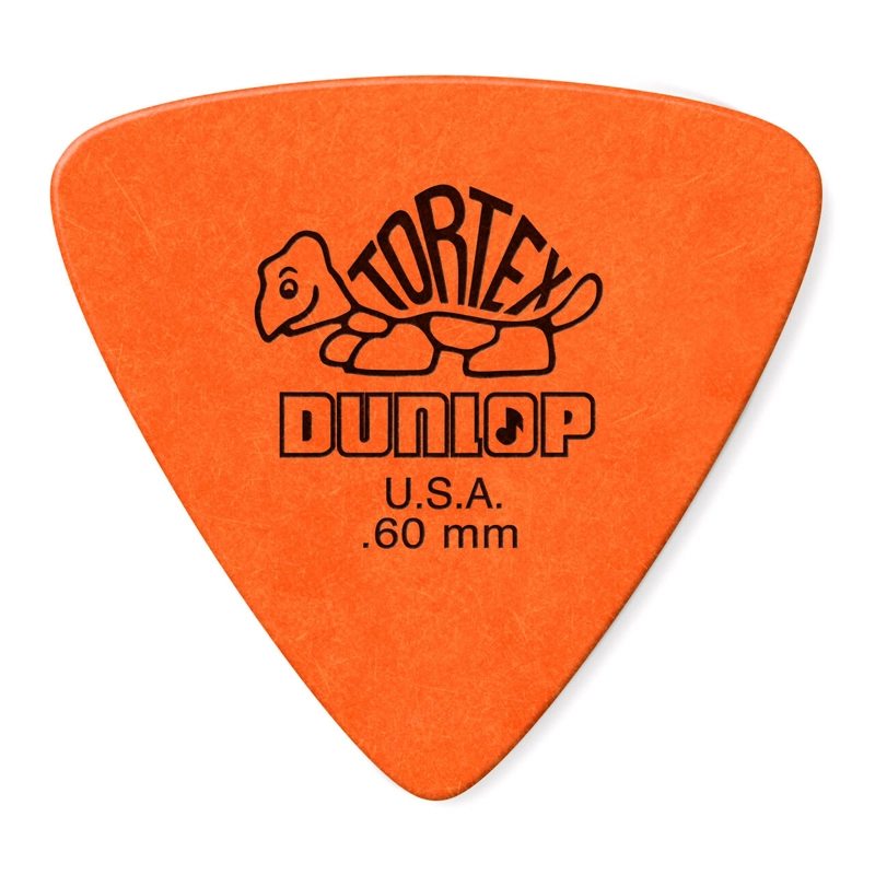 UÑETA DUNLOP TORTEX 431 TRIANGULAR 0.60MM PACK 6UN. - 1