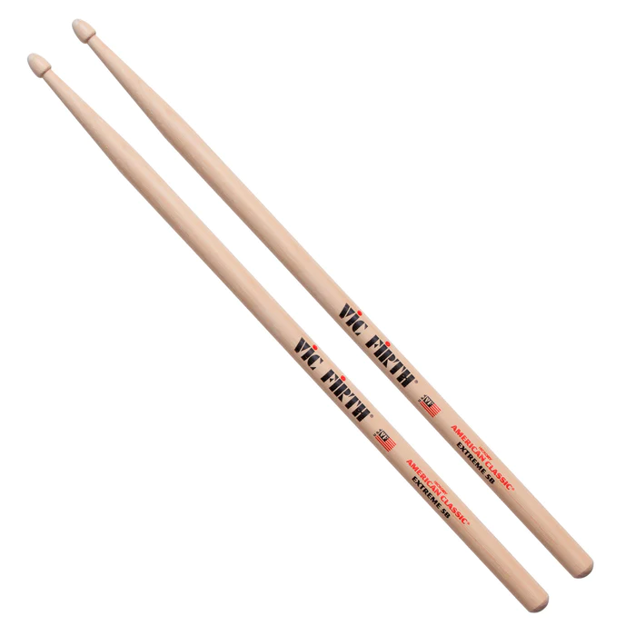 BAQUETAS VIC FIRTH 5B AMERICAN CLASSIC PUNTA DE MADERA - 1