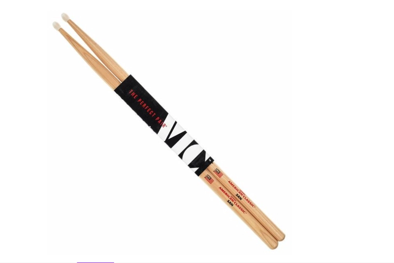 BAQUETAS VIC FIRTH 5A AMERICAN CLASSIC PUNTA DE NYLON - 1